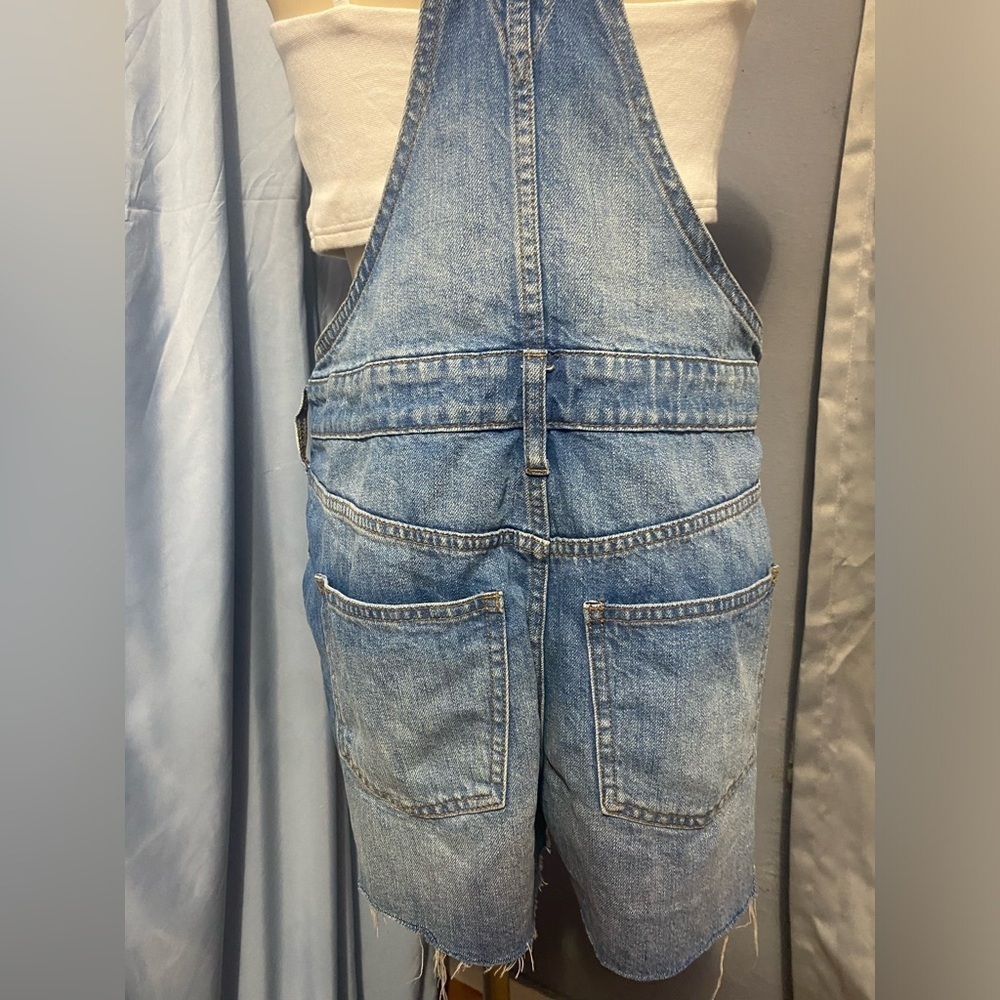 Madewell Blue Denim Overalls Classic Style - Picture 12 of 12